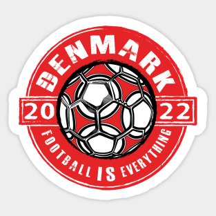 Football Is Everything - Denmark 2022 Vintage Sticker